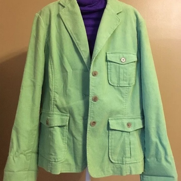 Lands' End Jackets & Blazers - Lands End belted back corduroy jacket.